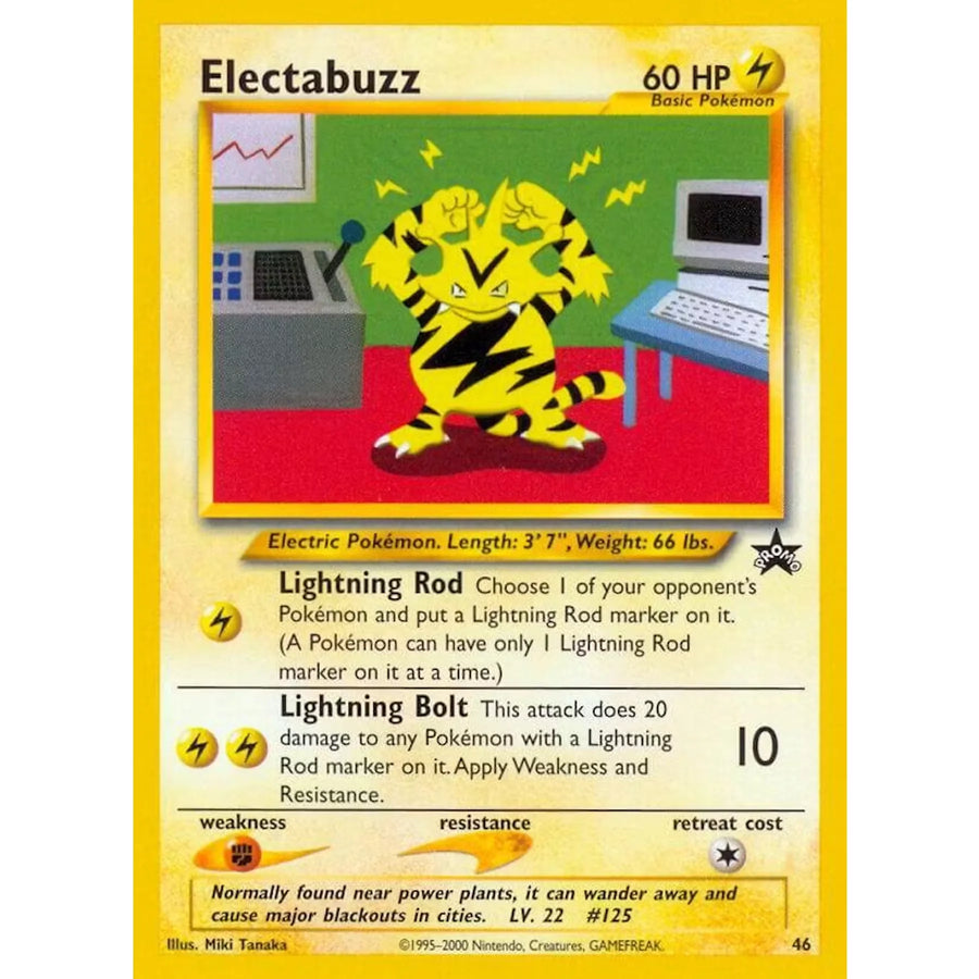 Pokemon Electabuzz Black Star League Promo 46 | Near Mint