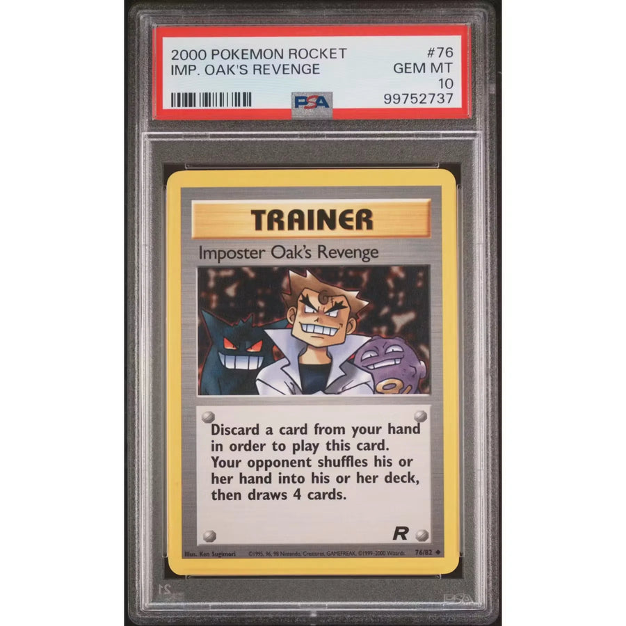 2000 Pokemon Rocket Imposter Oak's Revenge #76 | PSA 10 Gem Mint