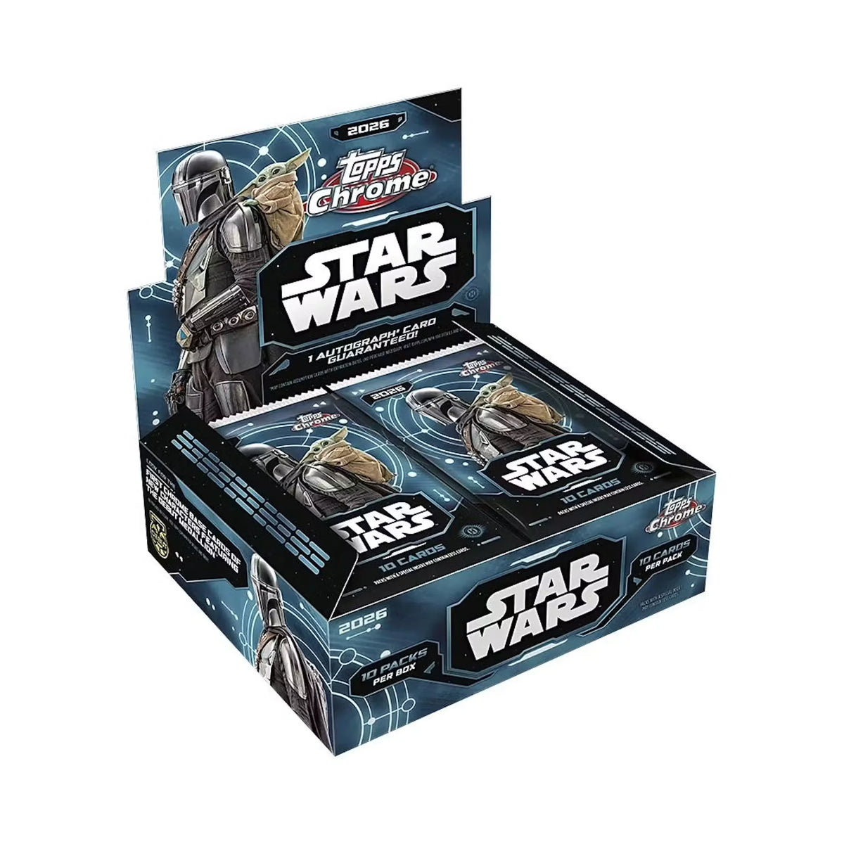 2026 Topps Star Wars Chrome Hobby Box | Presell (Ships Sealed Only)
