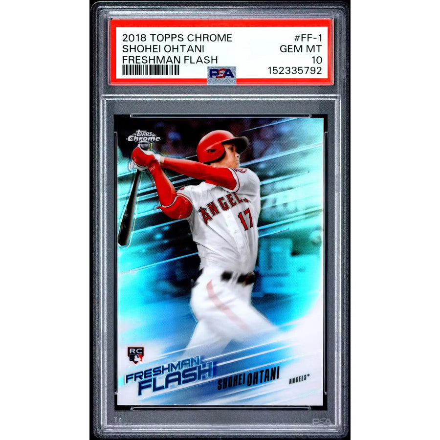 Shohei Ohtani 2018 Topps Chrome Rookie Freshman Flash #FF-1 | PSA 10