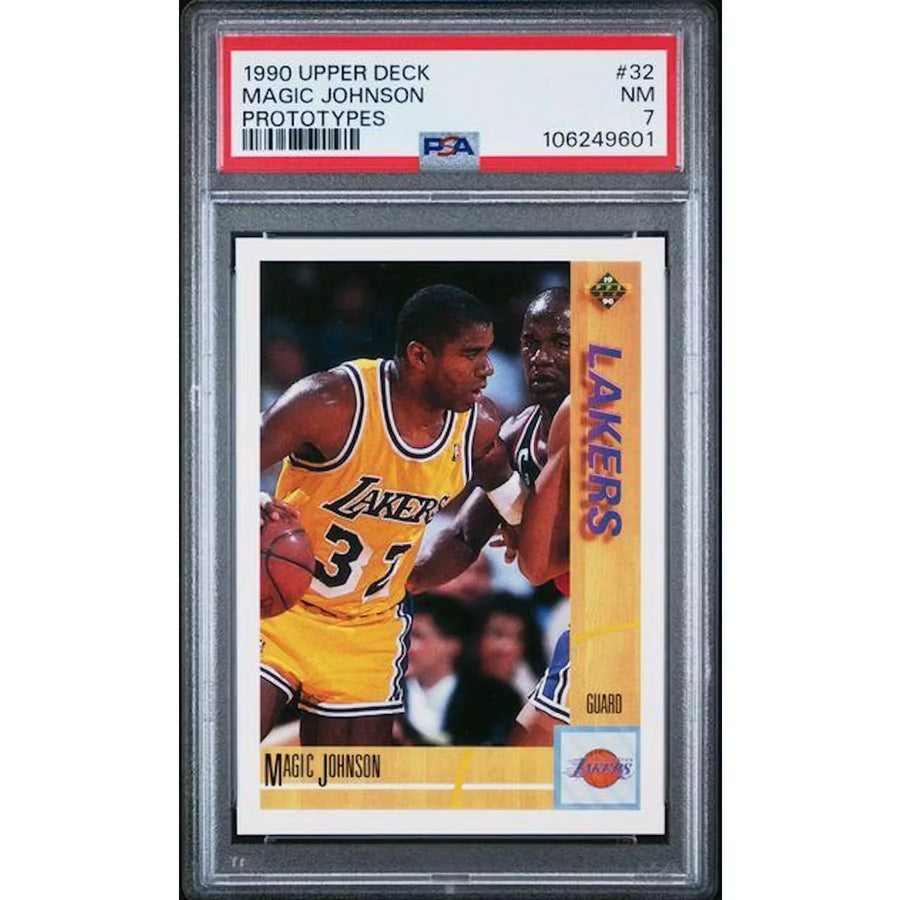 Magic Johnson 1990 Upper Deck Prototypes #32 | PSA 7
