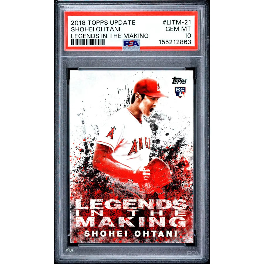 Shohei Ohtani 2018 Topps Update Legends In The Making #LITM-21 | PSA 10
