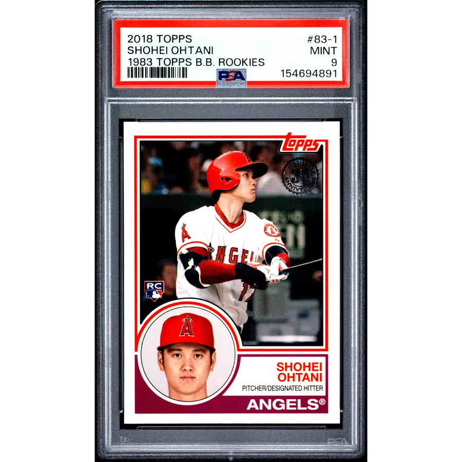 Shohei Ohtani 2018 Topps Rookie 1983 Design #83-1 | PSA 9
