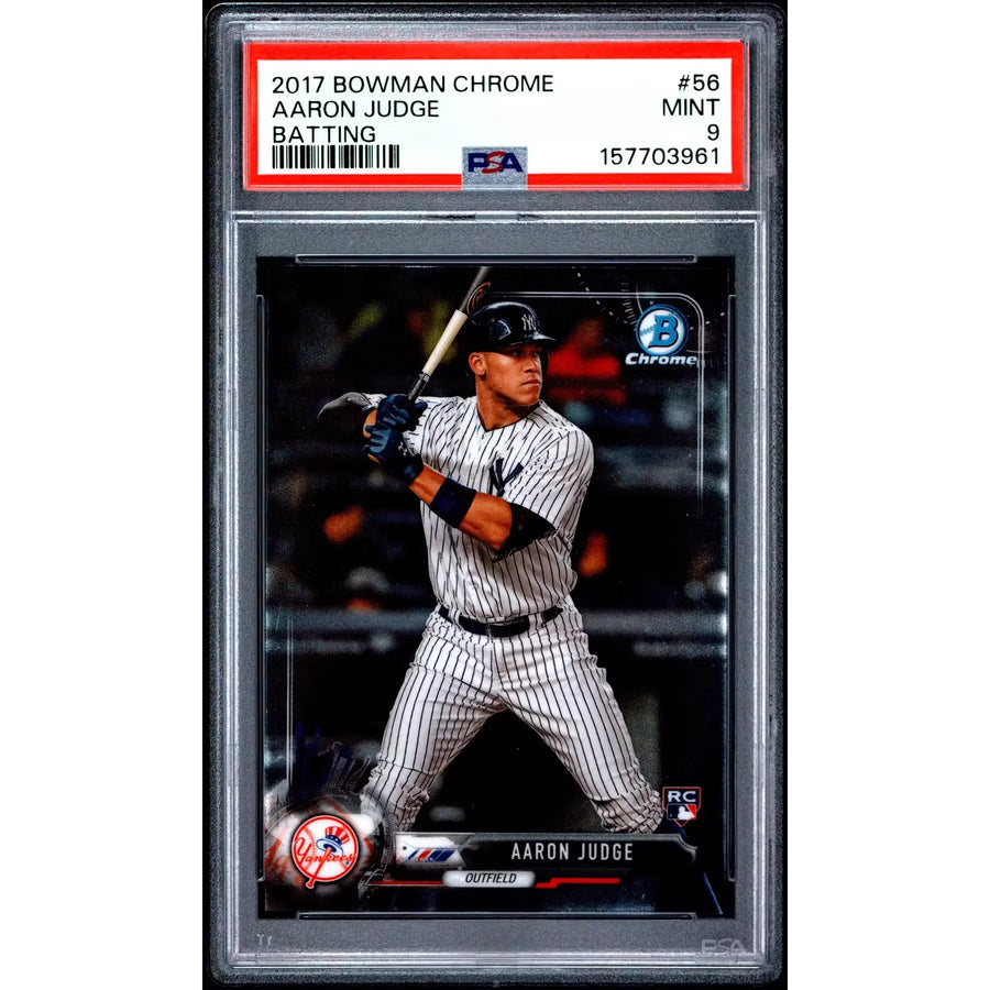 Aaron Judge 2017 Bowman Chrome Rookie Card #56 | PSA 9