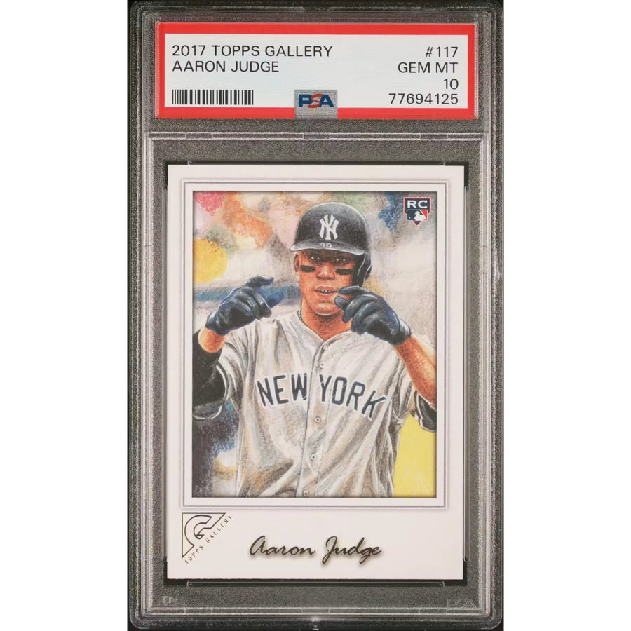 Aaron Judge 2017 Topps Gallery Rookie Card #117 | PSA 10