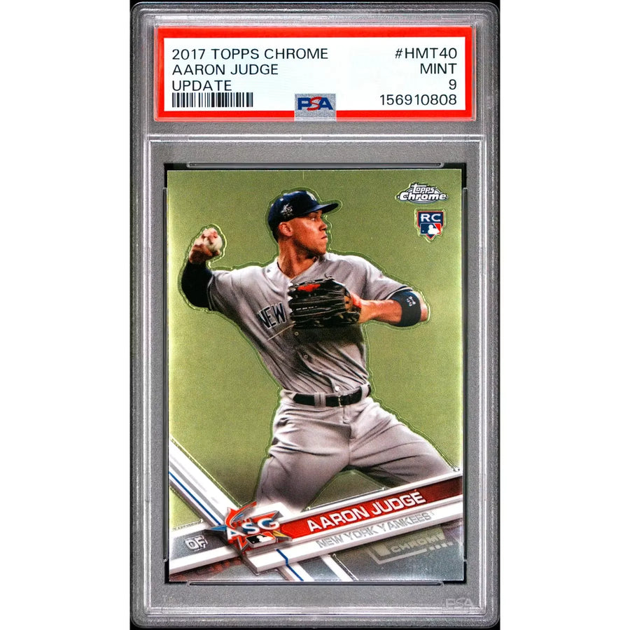 Aaron Judge 2017 Topps Chrome Update Rookie #HMT40 | PSA 9
