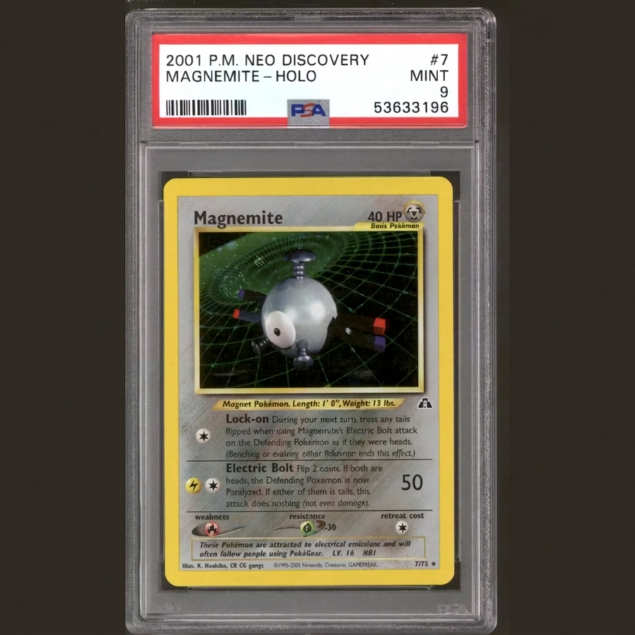Pokemon Neo Discovery Magnemite 7/75 | PSA 9