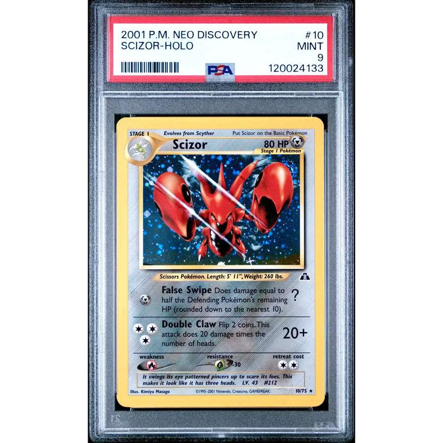 Pokemon Neo Discovery Scizor 10/75 | PSA 9