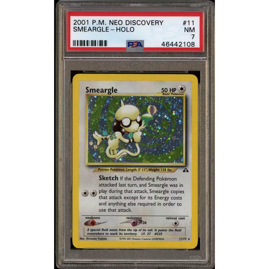Pokemon Neo Discovery Smeargle 11/75 | PSA 7