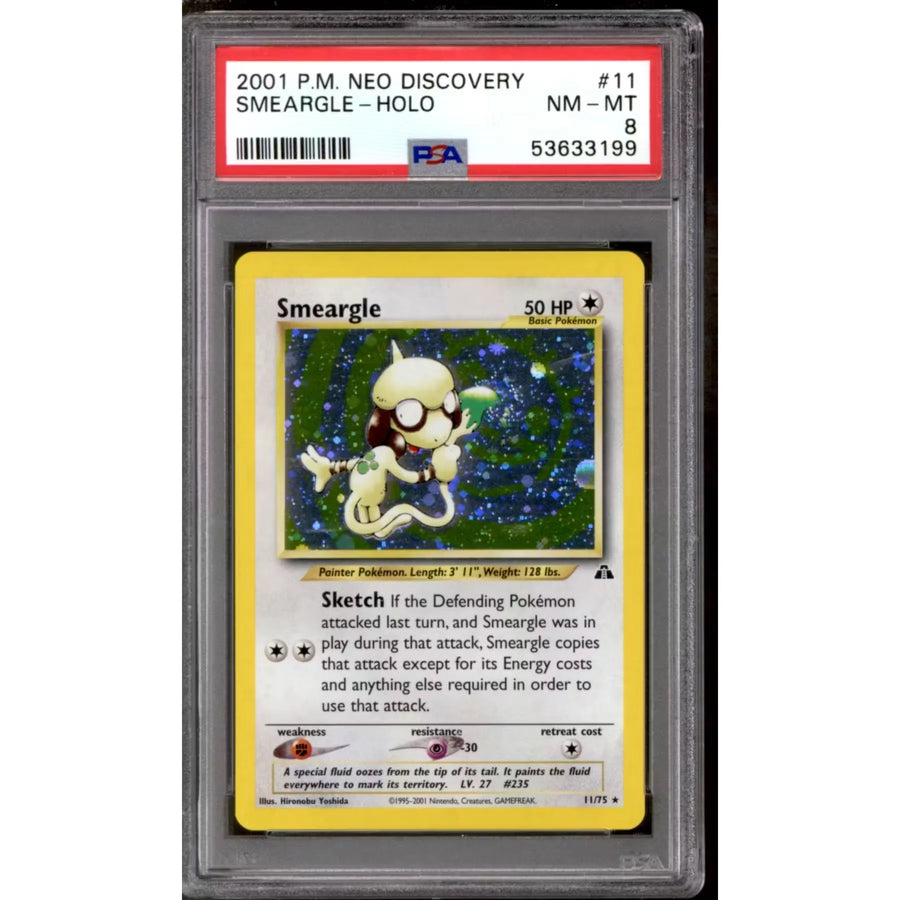 Pokemon Neo Discovery Smeargle 11/75 | PSA 8