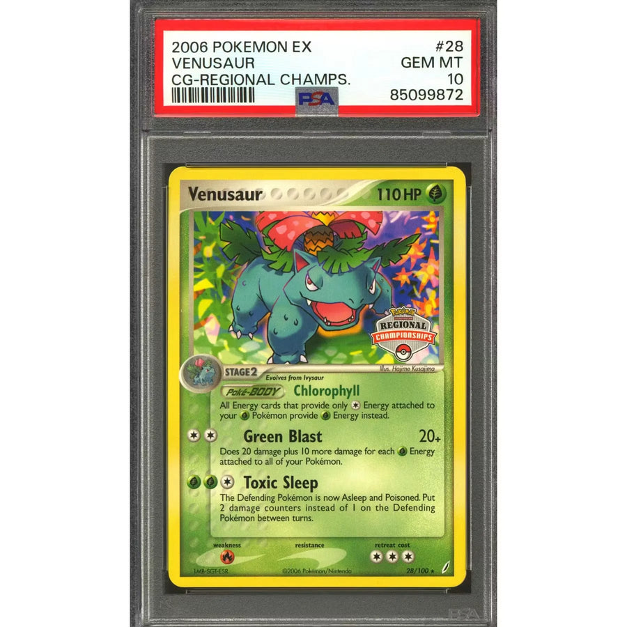 Pokemon 2006 Regional Championship Venusaur 28/100 | PSA 10 Gem Mint