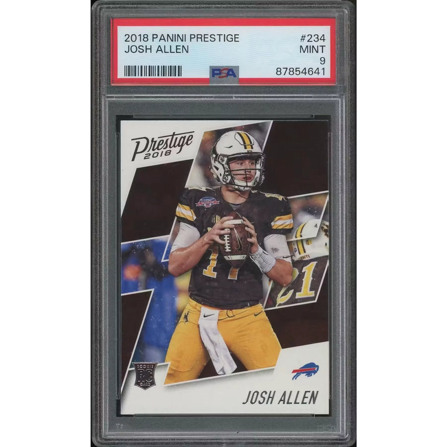 Josh Allen 2018 Panini Prestige Football Rookie Card #234 | PSA 9 MINT