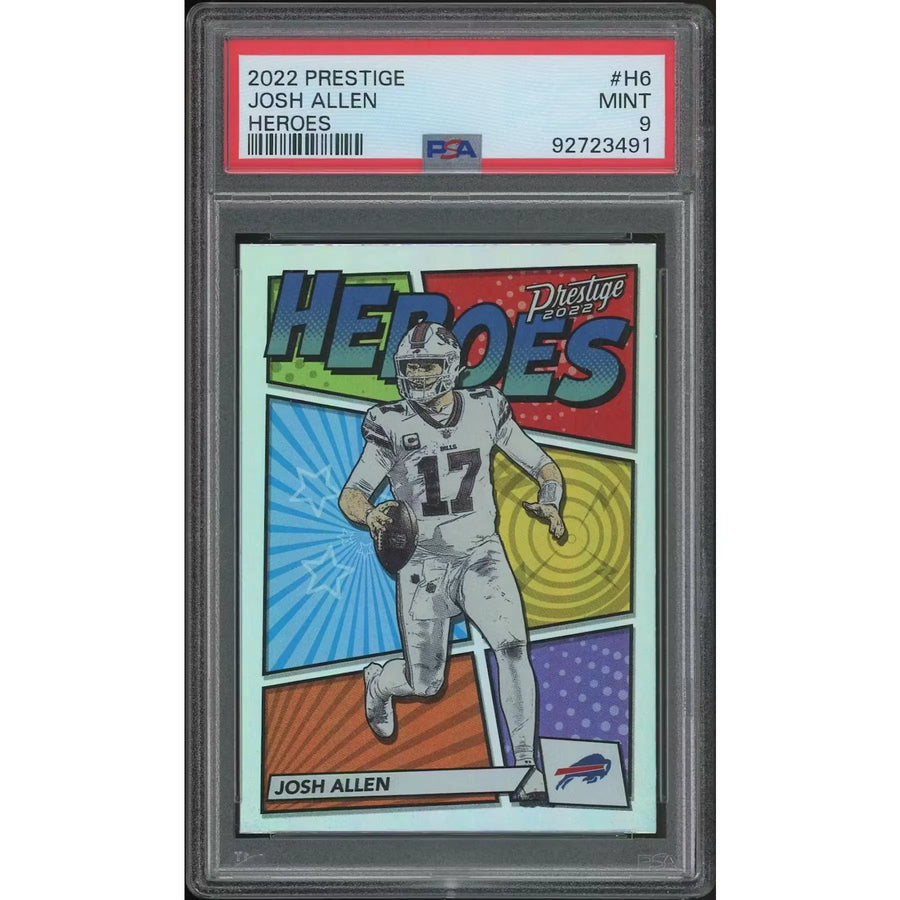 Josh Allen #6 2022 Panini Prestige Football Card | PSA 9 Mint