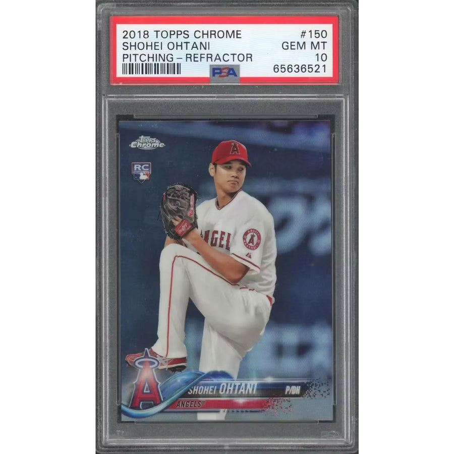 Shohei Ohtani 2018 Topps Chrome #150 Refractor | PSA 10