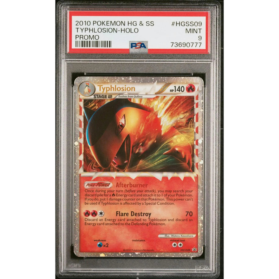2010 Pokemon Heartgold & Soulsilver Typhlosion Holo Promo #HGSS09 | PSA 9 | P4217149