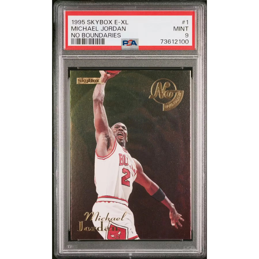 Michael Jordan 1995 Skybox E-XL No Boundaries #1 | PSA 9 | P4219387