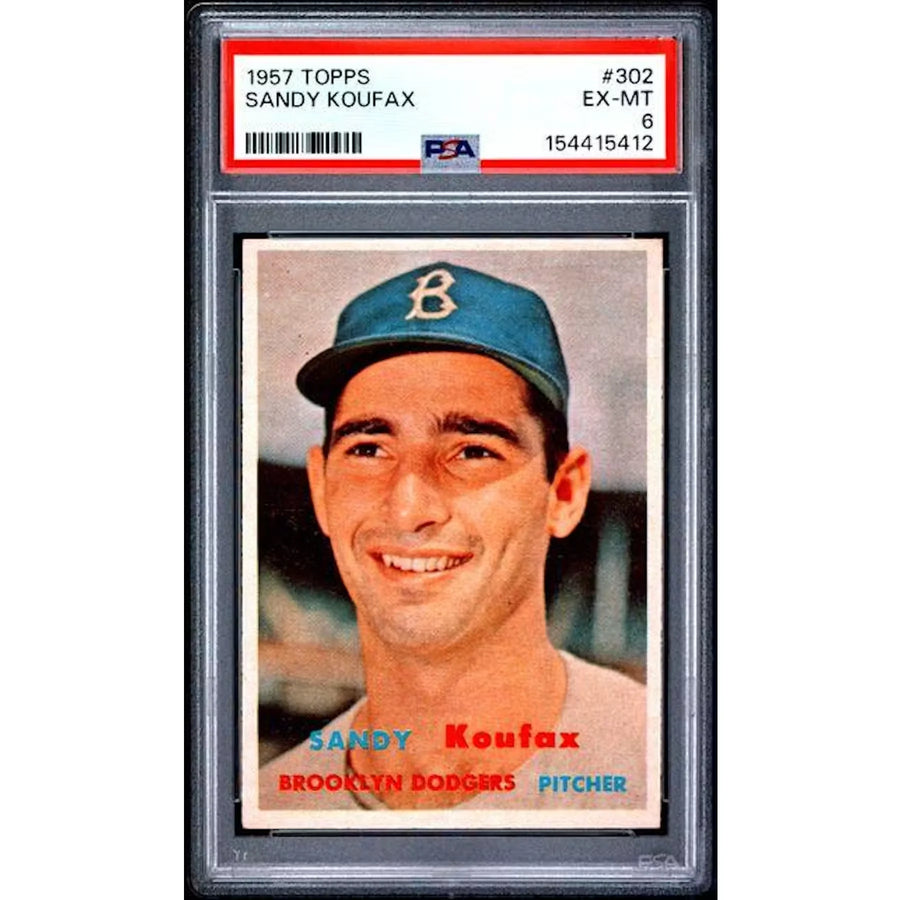 1957 Topps Sandy Koufax #302 PSA 6 - D2 | P4219449