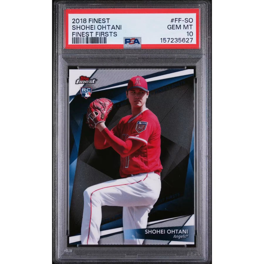 Shohei Ohtani 2018 Topps Finest Rookie Finest Firsts #FF-SO | PSA 10 | P4219455