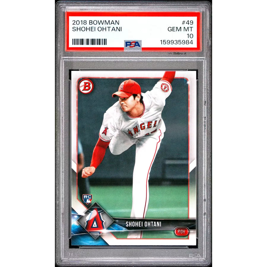 2018 Bowman Shohei Ohtani Rookie #49 PSA 10 - D5 | P4219466