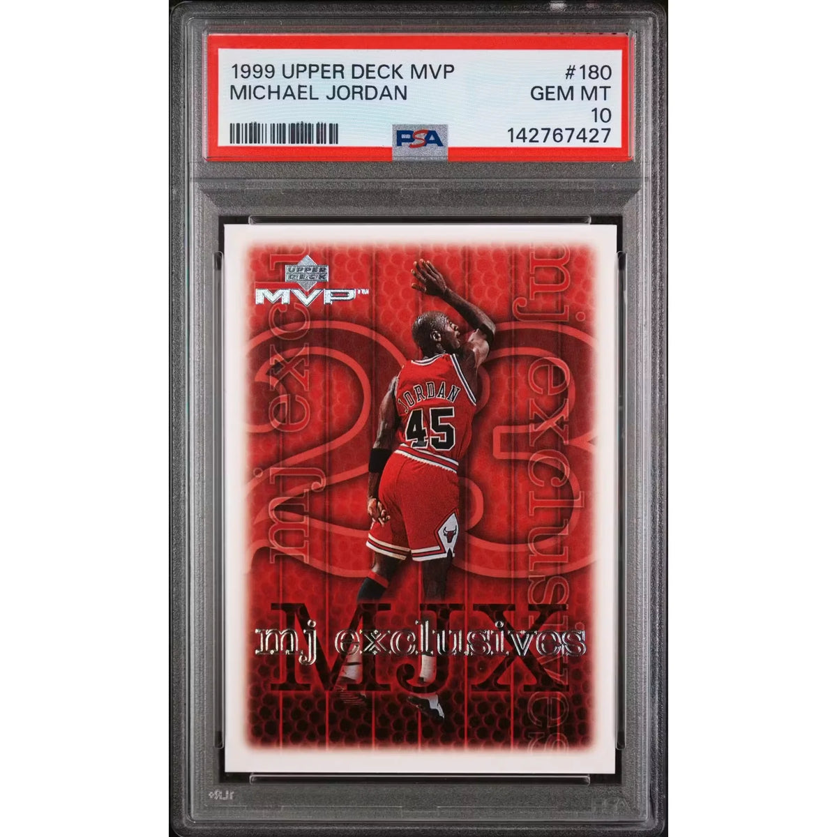 Michael Jordan 1999 Upper Deck MVP #180 | PSA 10 | P4219520