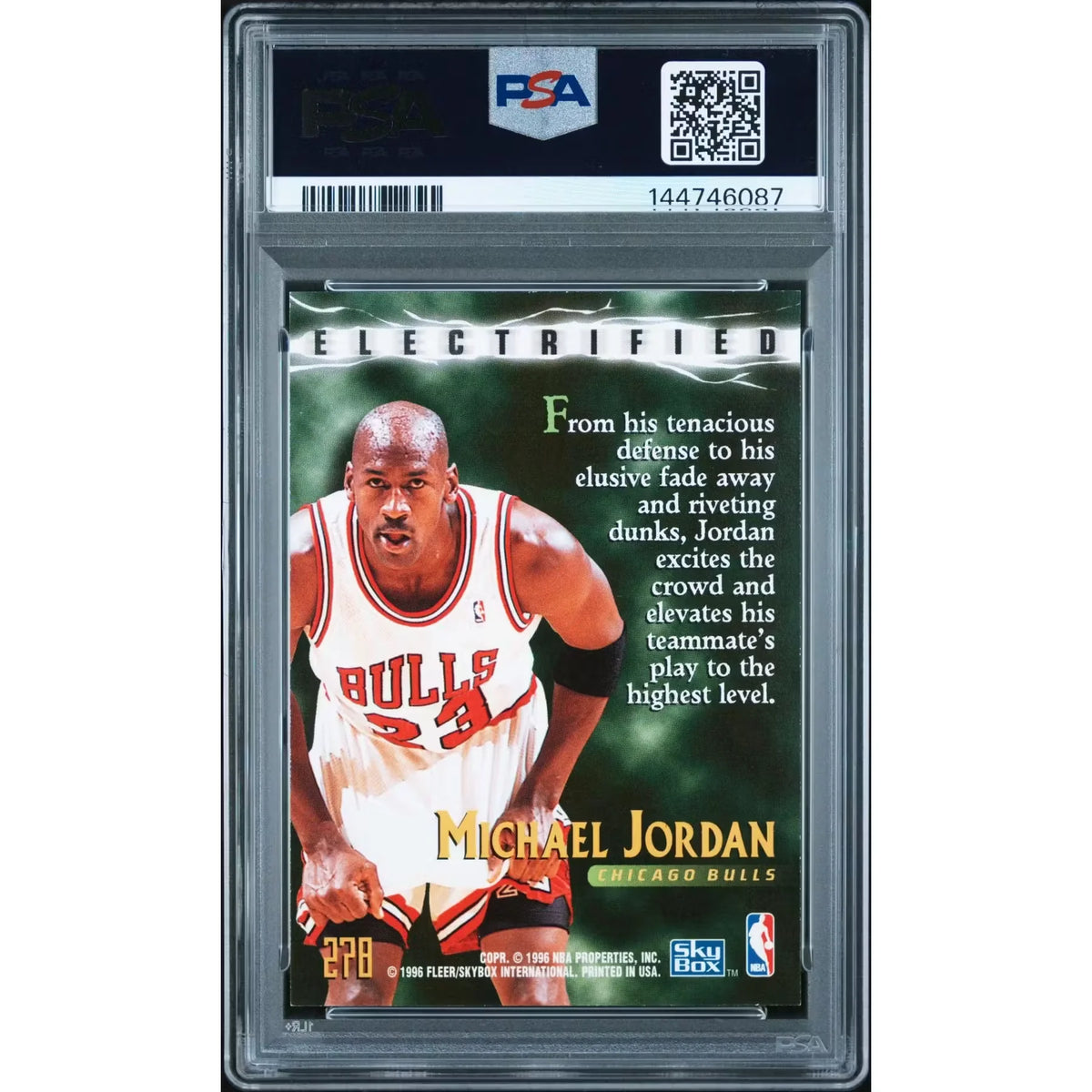 Michael Jordan 1995 Skybox Premium #278 | PSA 7 | P4219699