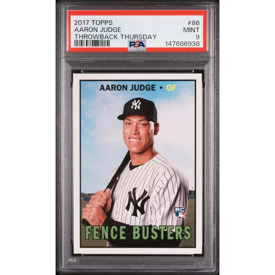 Aaron Judge 2017 Topps Rookie Throwback Thursday #86 | PSA 9 | P4219996