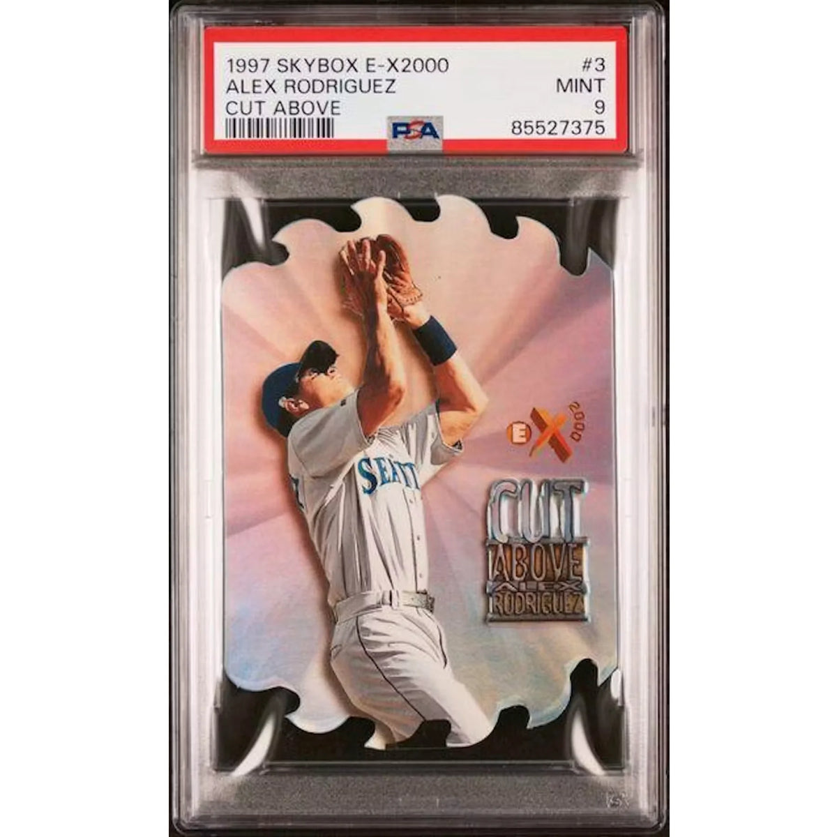 Alex Rodriguez 1997 Skybox E-X2000 Cut Above #3 | PSA 9 | P4302333