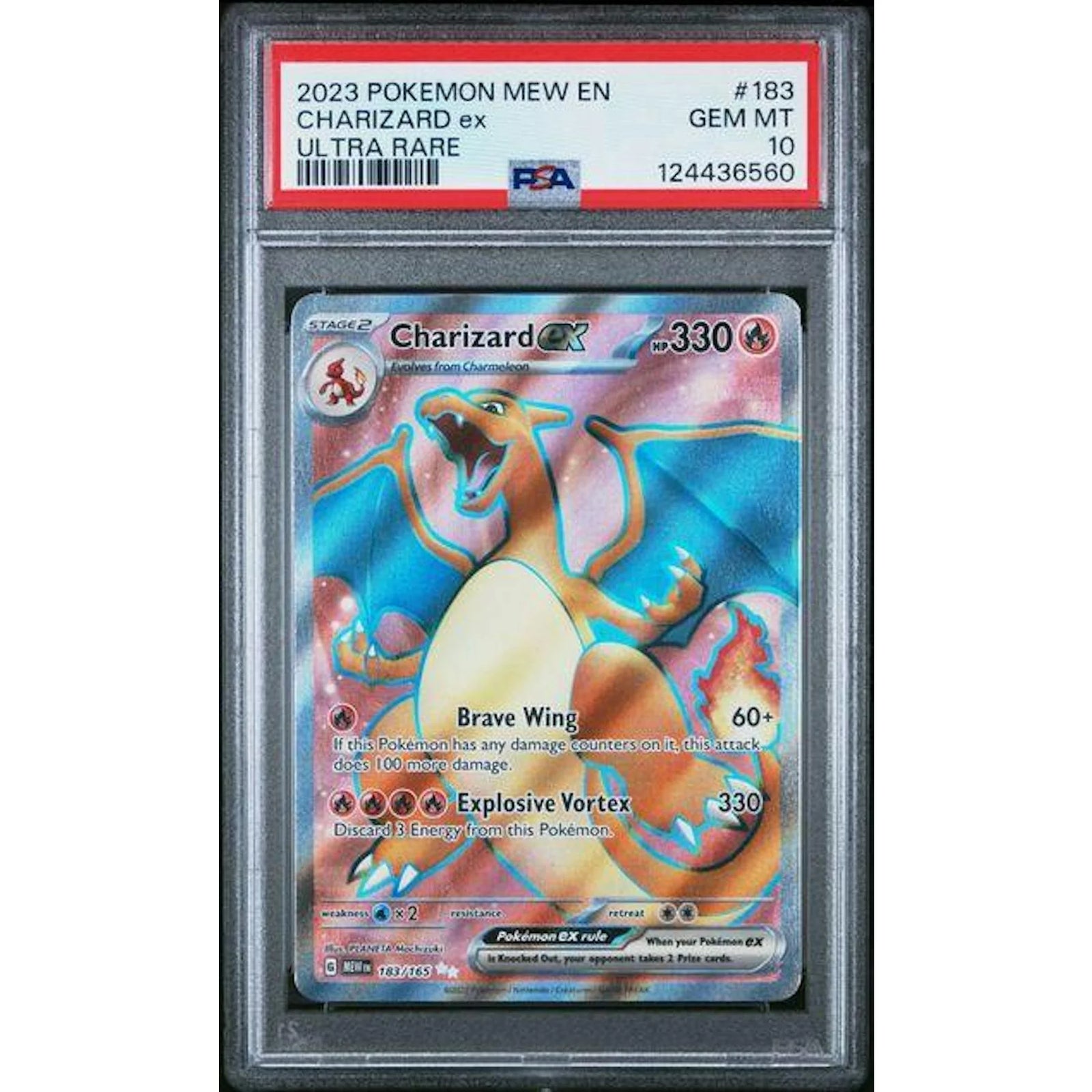 2023 Pokemon 151 Charizard ex Ultra Rare #183 | PSA 10