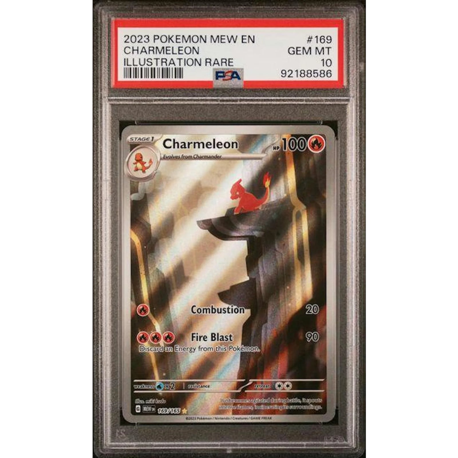 2023 Pokemon 151 Charmeleon Illustration Rare #169 | PSA 10