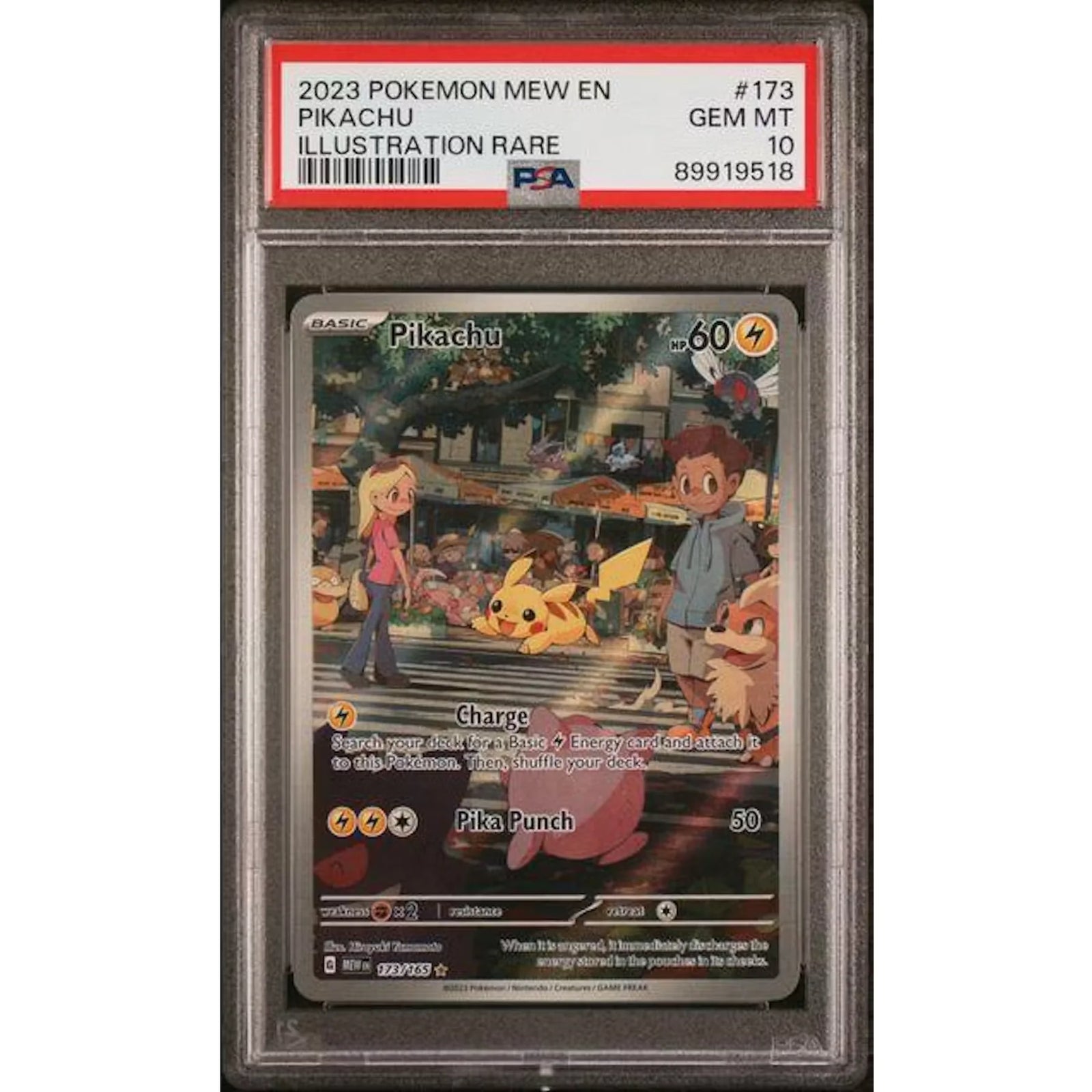 2023 Pokemon 151 Pikachu Illustration Rare #173 | PSA 10