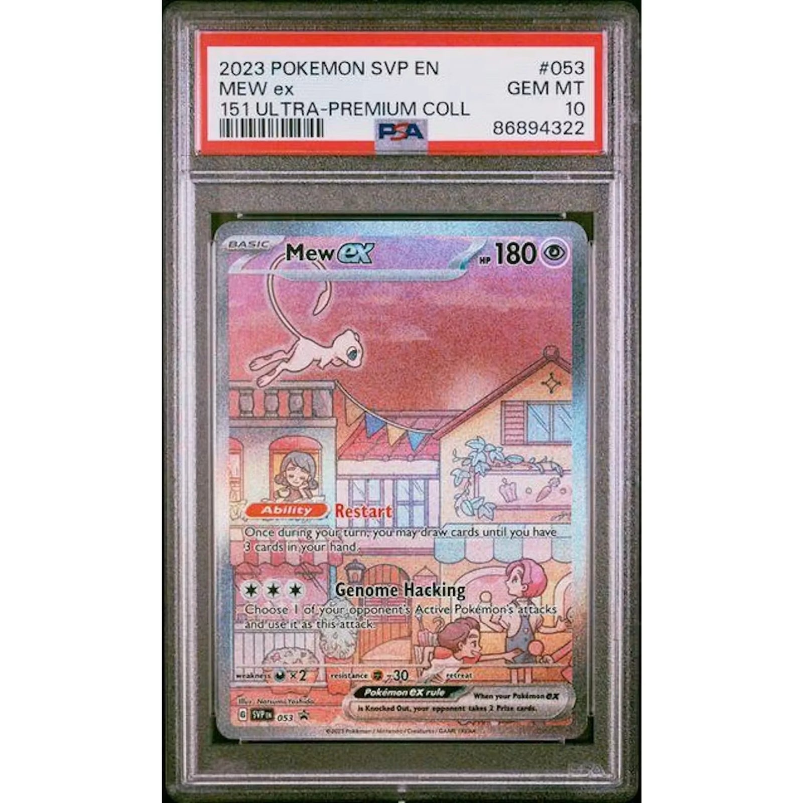 2023 Pokemon 151 Mew ex Promo #053 | PSA 10