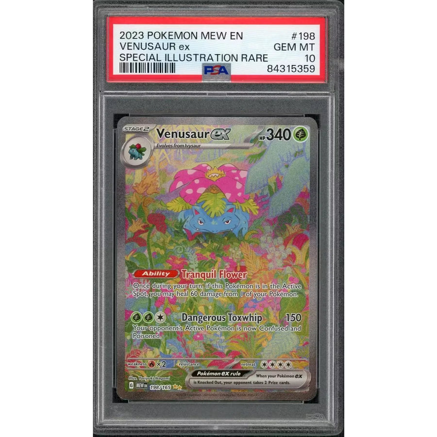 2023 Pokemon 151 Venusaur ex Special Illustration Rare #198 | PSA 10