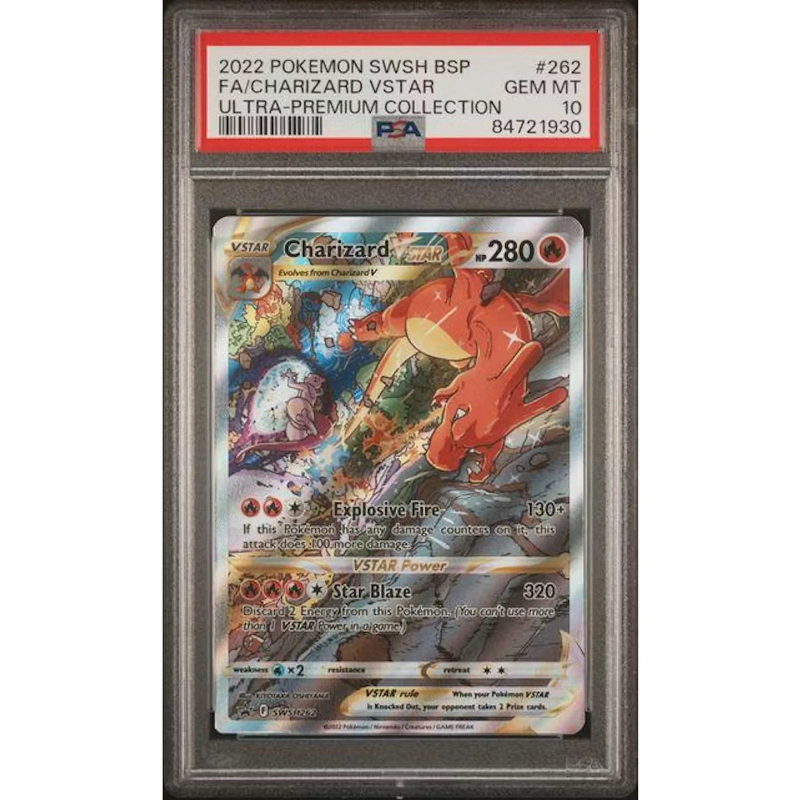 2022 Pokemon Charizard VStar UPC Promo #262 | PSA 10