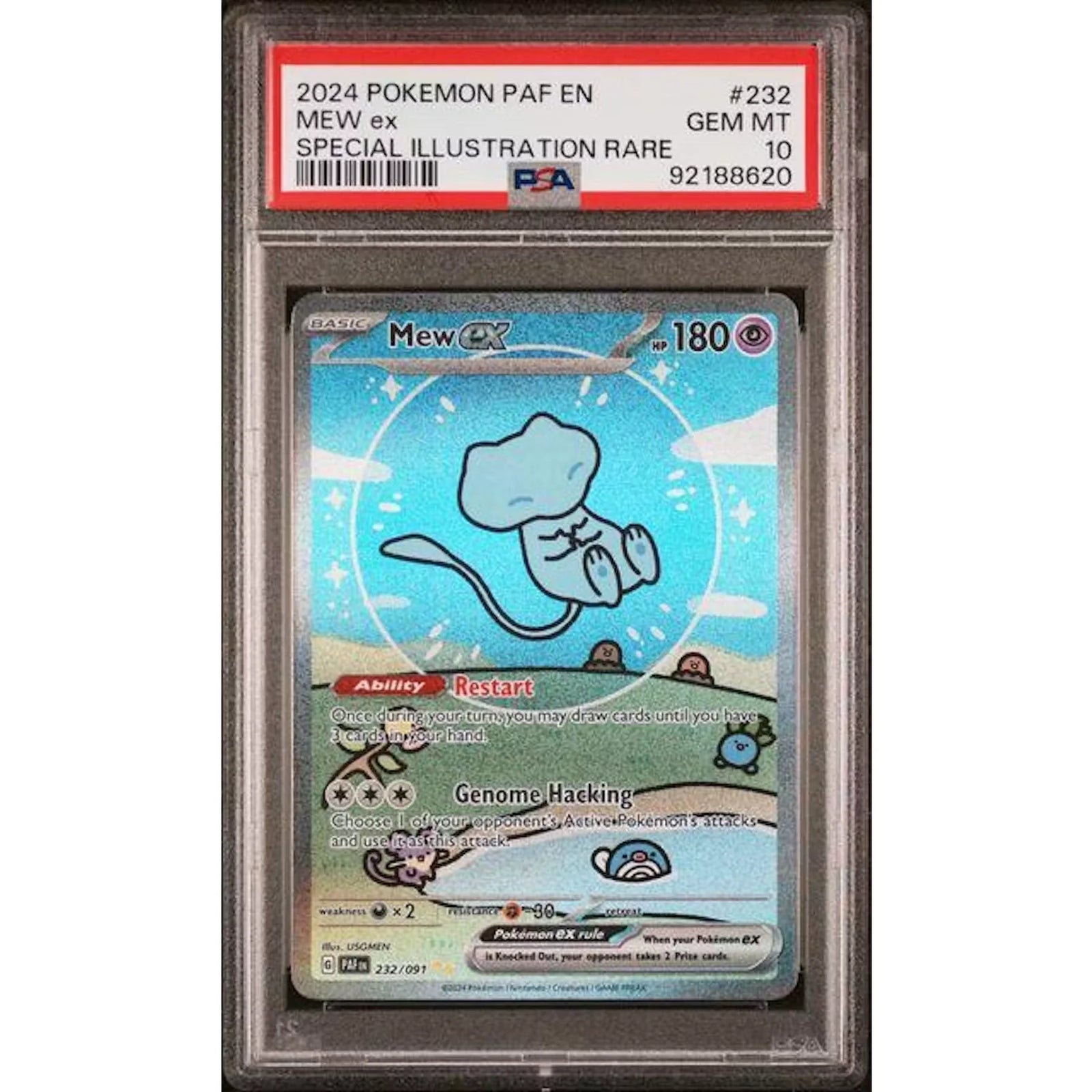 Mew ex Special Illustration Rare #232 | 2024 Paldean Fates PSA 10