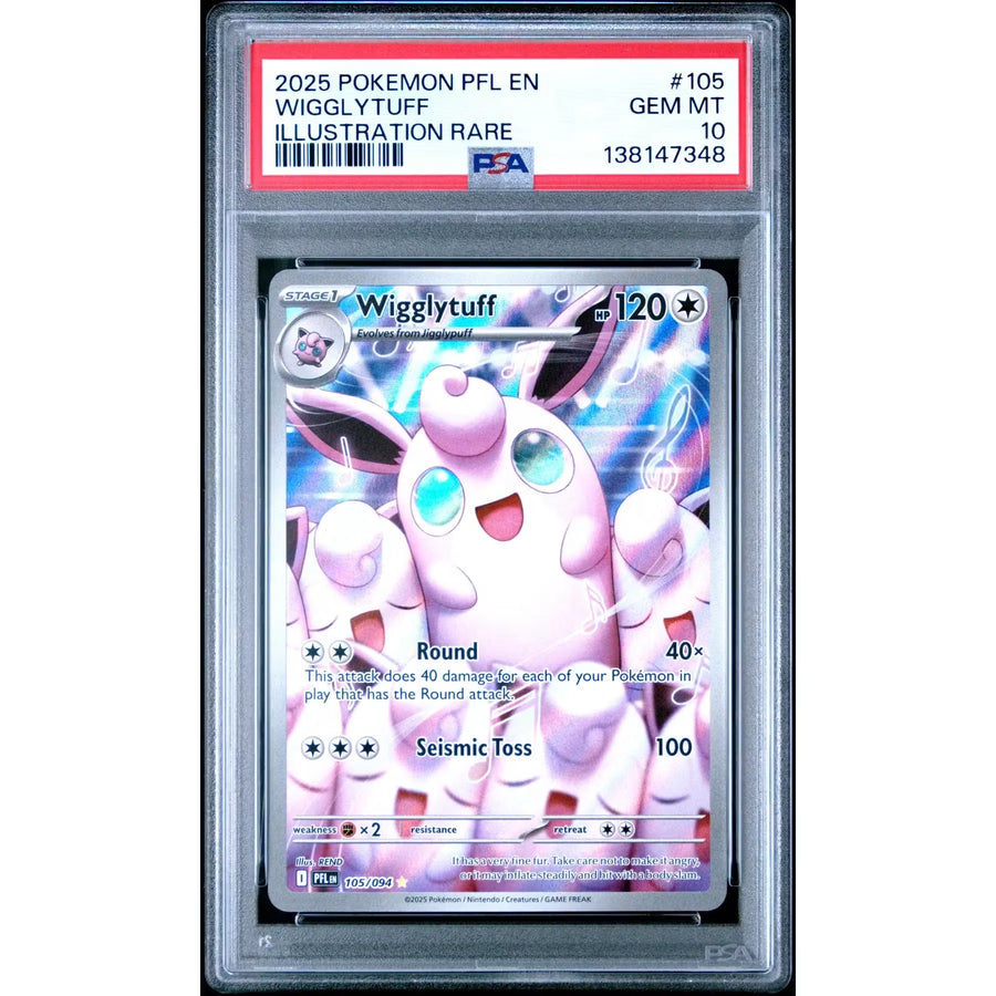 Pokemon Phantasmal Flames Wigglytuff 105/094 | PSA 10 Gem Mint