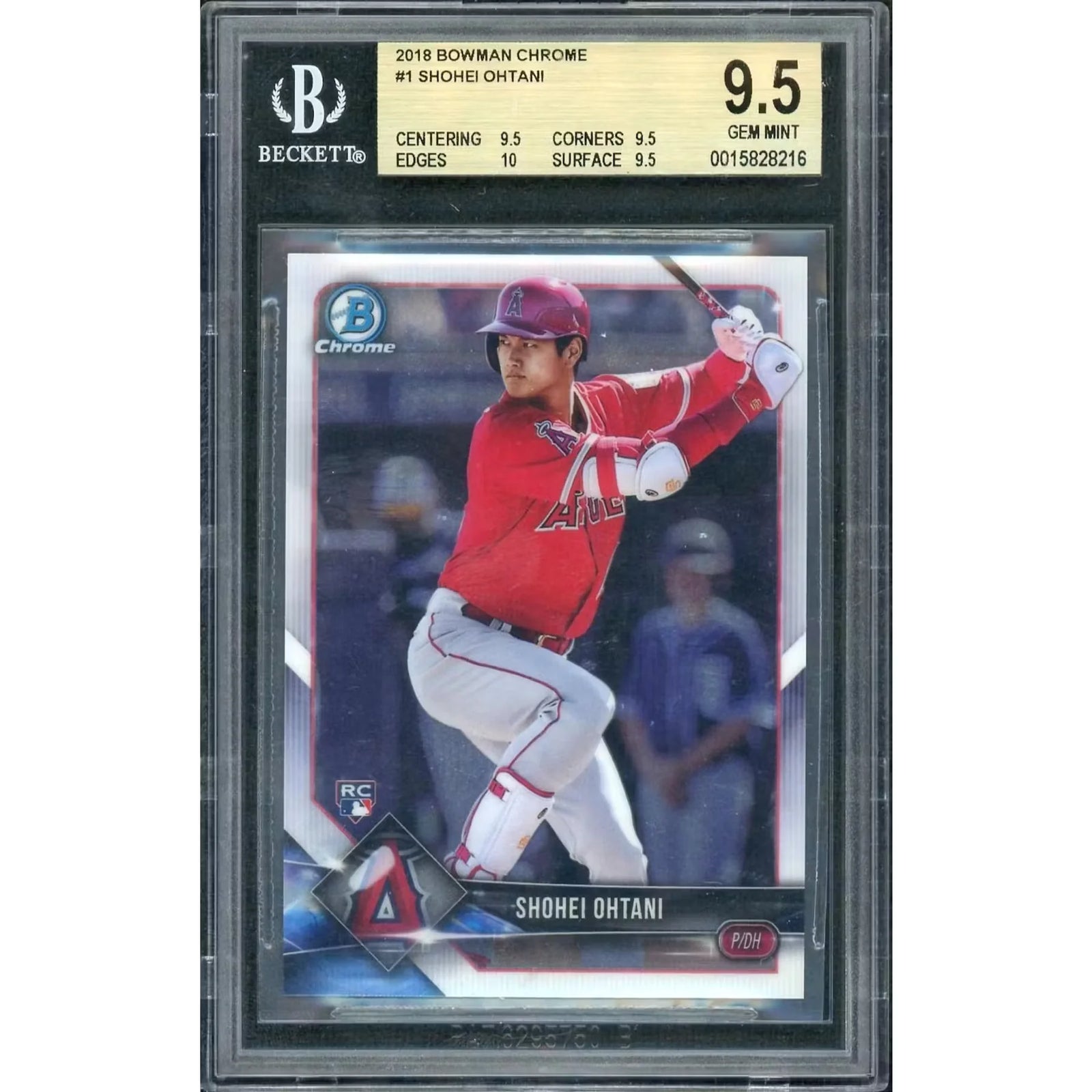 Shohei Ohtani 2018 Bowman Chrome Rookie #1 | BGS 9.5