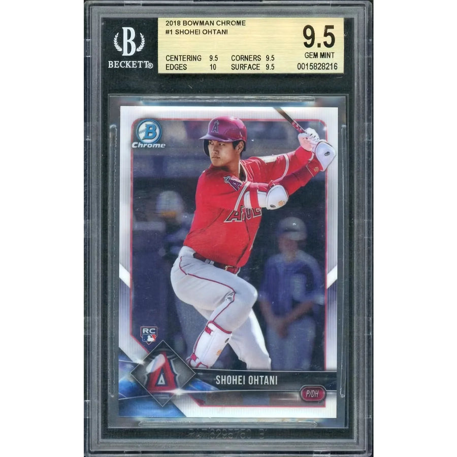 Shohei Ohtani 2018 Bowman Chrome Rookie #1 | BGS 9.5