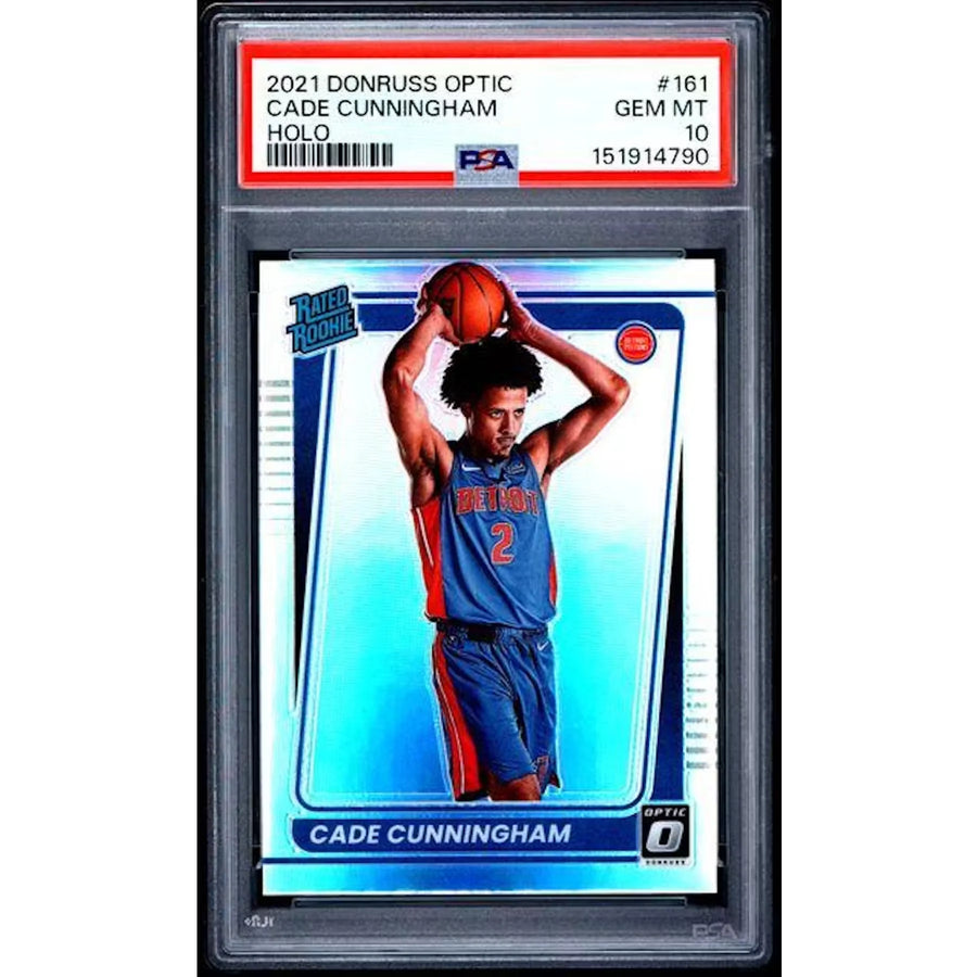 Cade Cunningham 2021 Panini Donruss Optic Rated Rookie Holo #161 | PSA 10