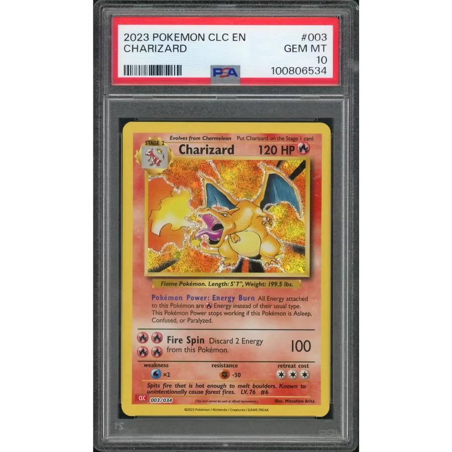 2023 Pokemon Classic Collection Charizard 003/034 | PSA 10