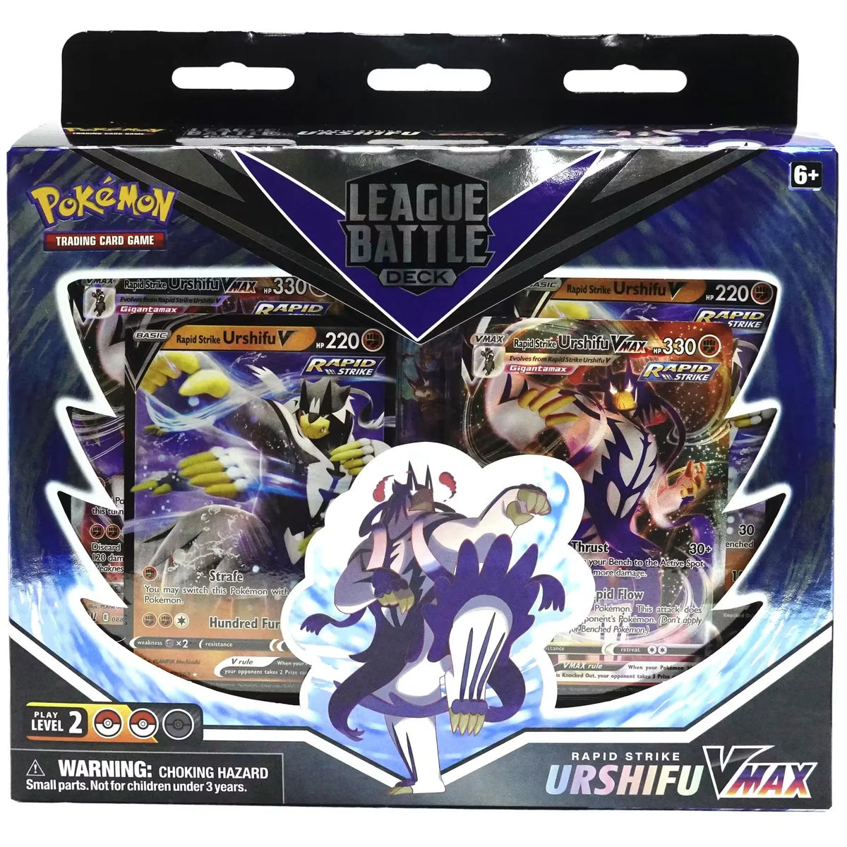 Pokemon Urshifu VMAX League Battle Deck Set of 2 | Single & Rapid Strike | P5177142