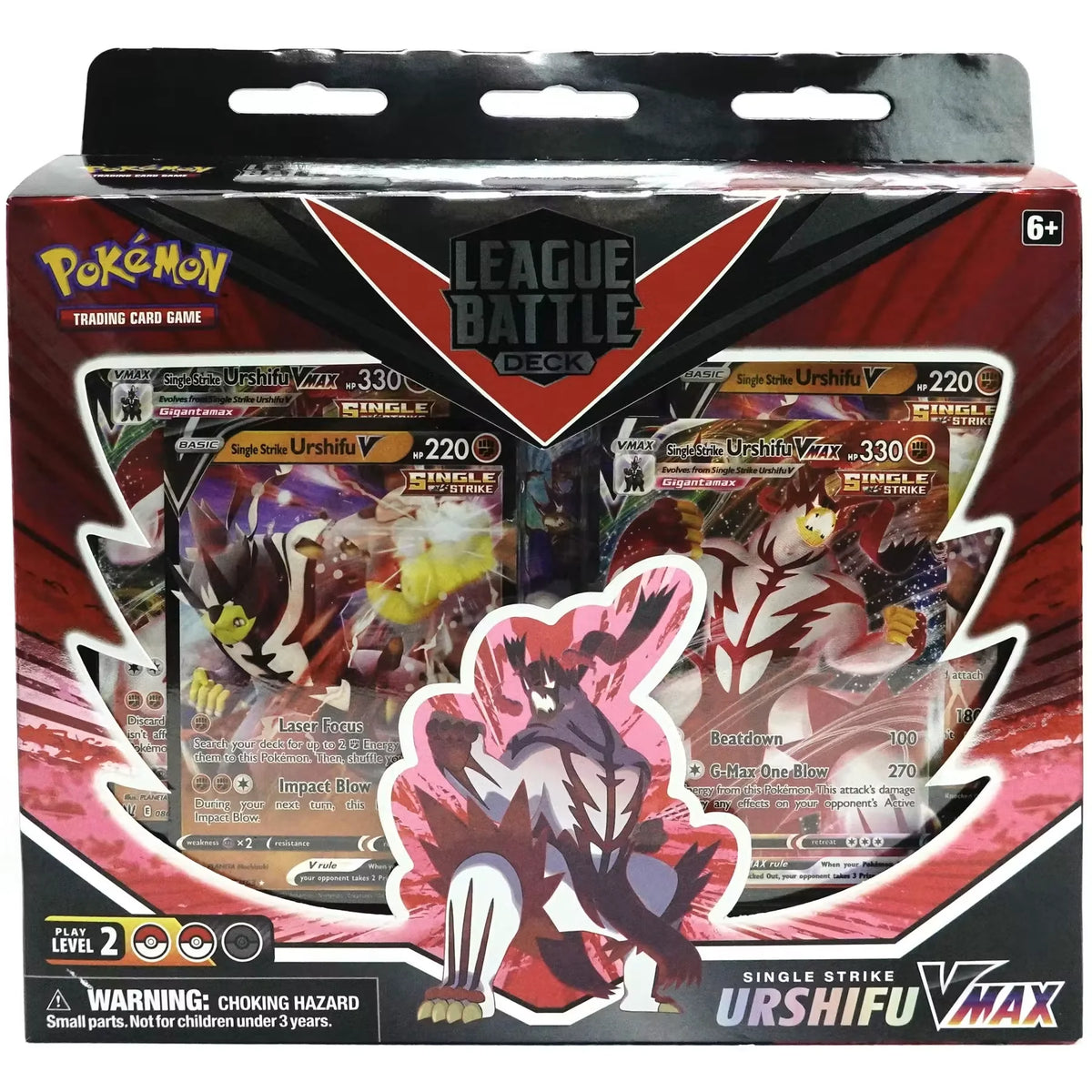 Pokemon Urshifu VMAX League Battle Deck Set of 2 | Single & Rapid Strike | P5177142