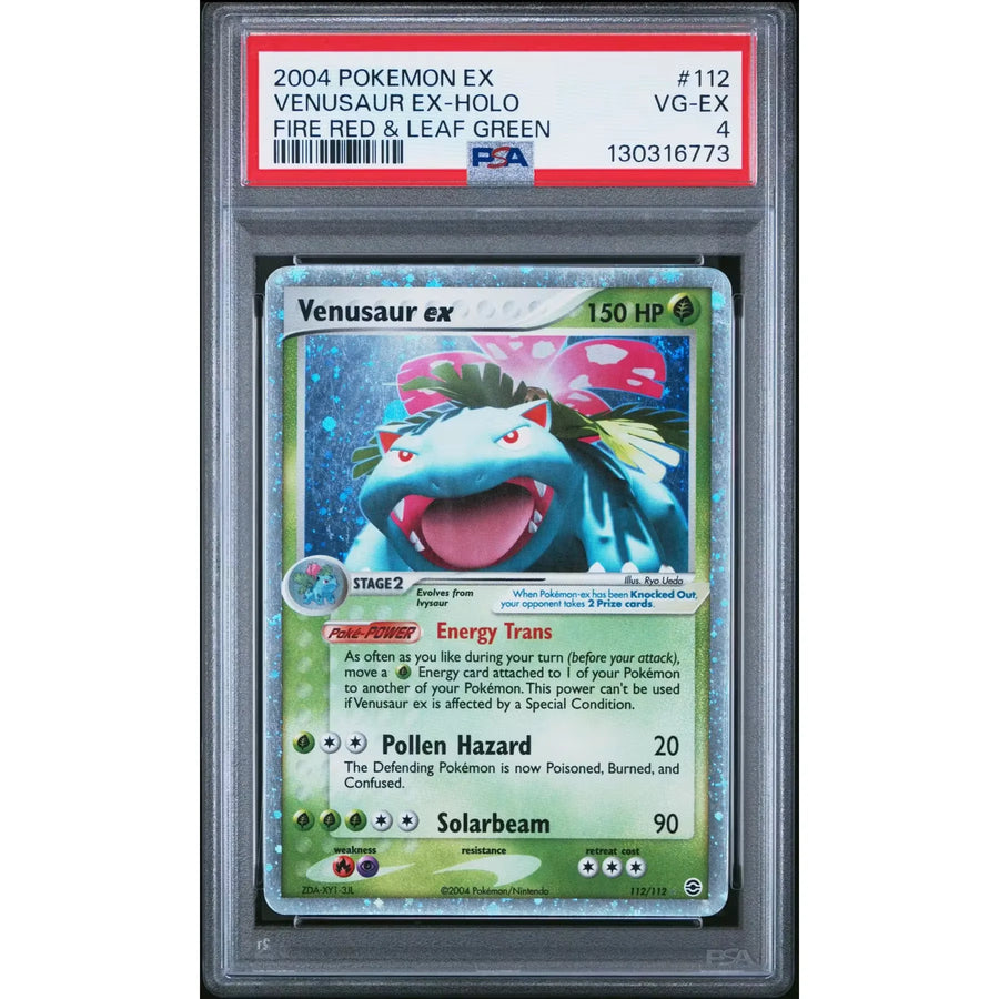 Venusaur ex 112/109 Holo | Pokemon Fire Red Leaf Green PSA 4 | P5179770