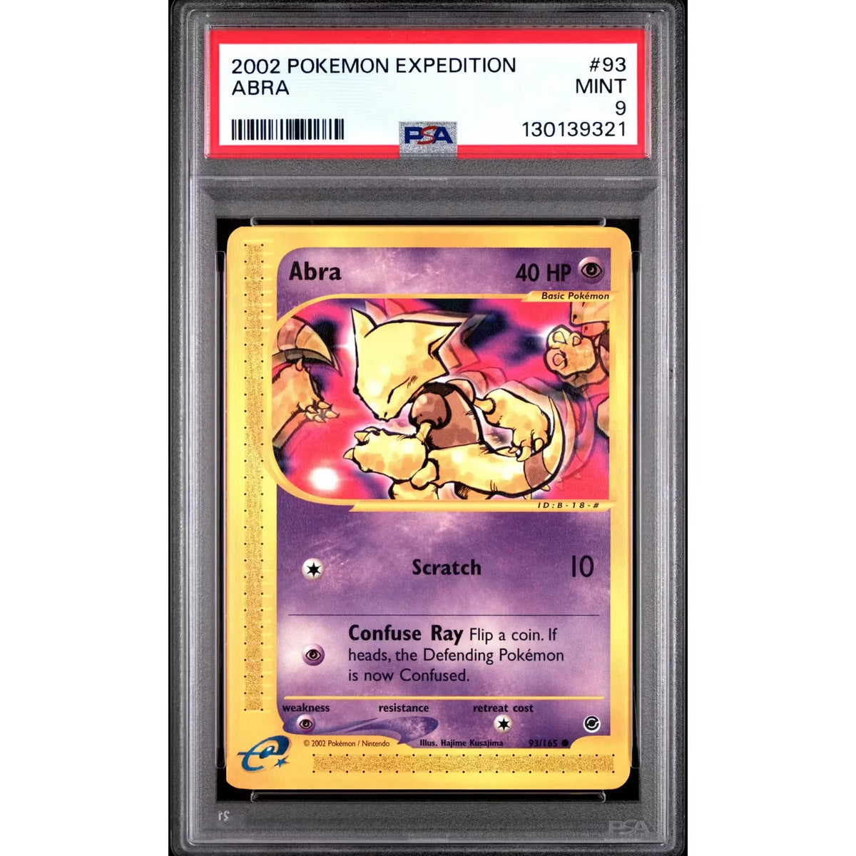 Pokemon Expedition Abra 93/165 | PSA 9 Graded | P5179785