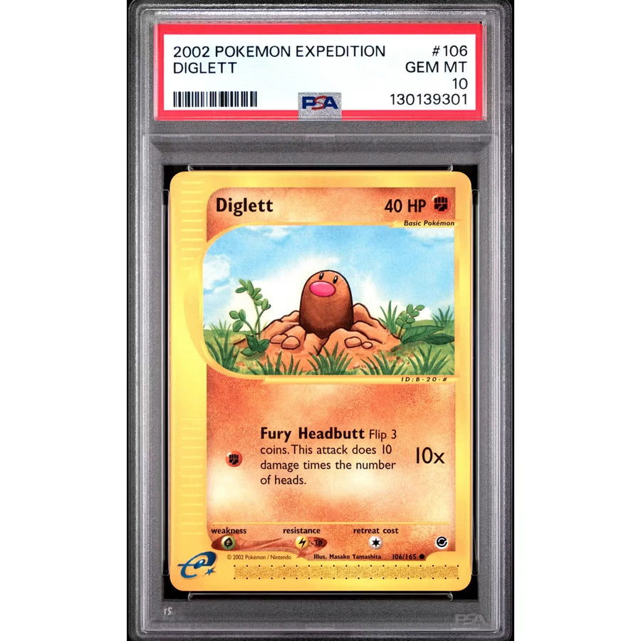 Pokemon Expedition Diglett 106/165 | PSA 10 Gem Mint | P5179807