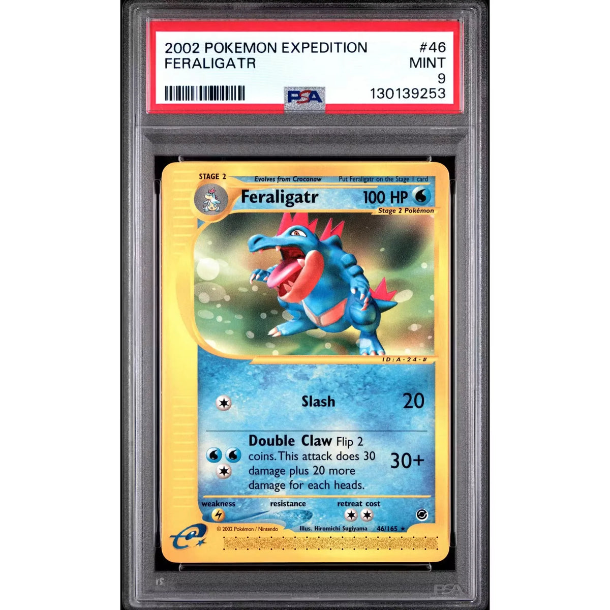 Pokemon Expedition Feraligatr 46/165 | PSA 9 Graded | P5179817