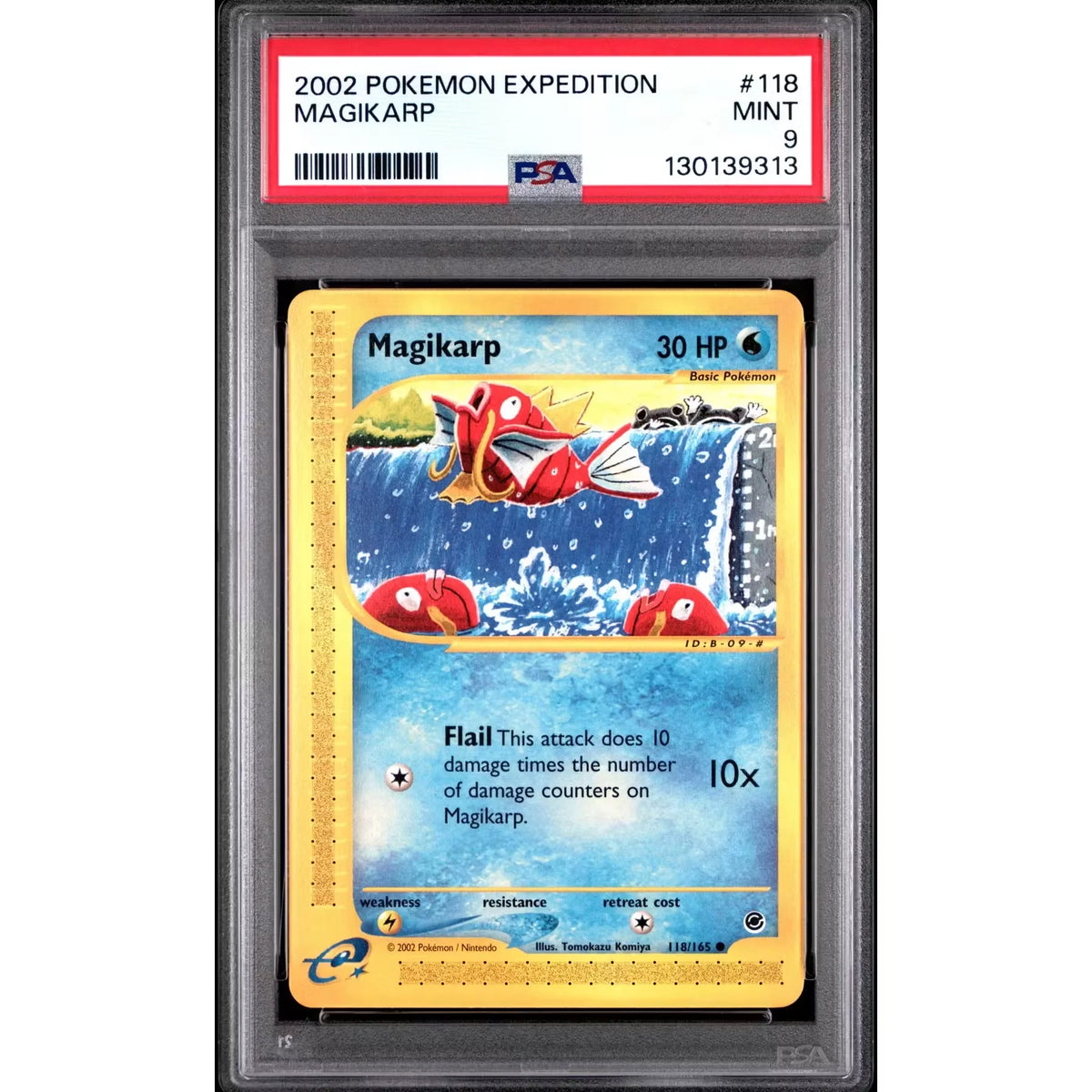 Pokemon Expedition Magikarp 118/165 | PSA 9 Graded | P5179842