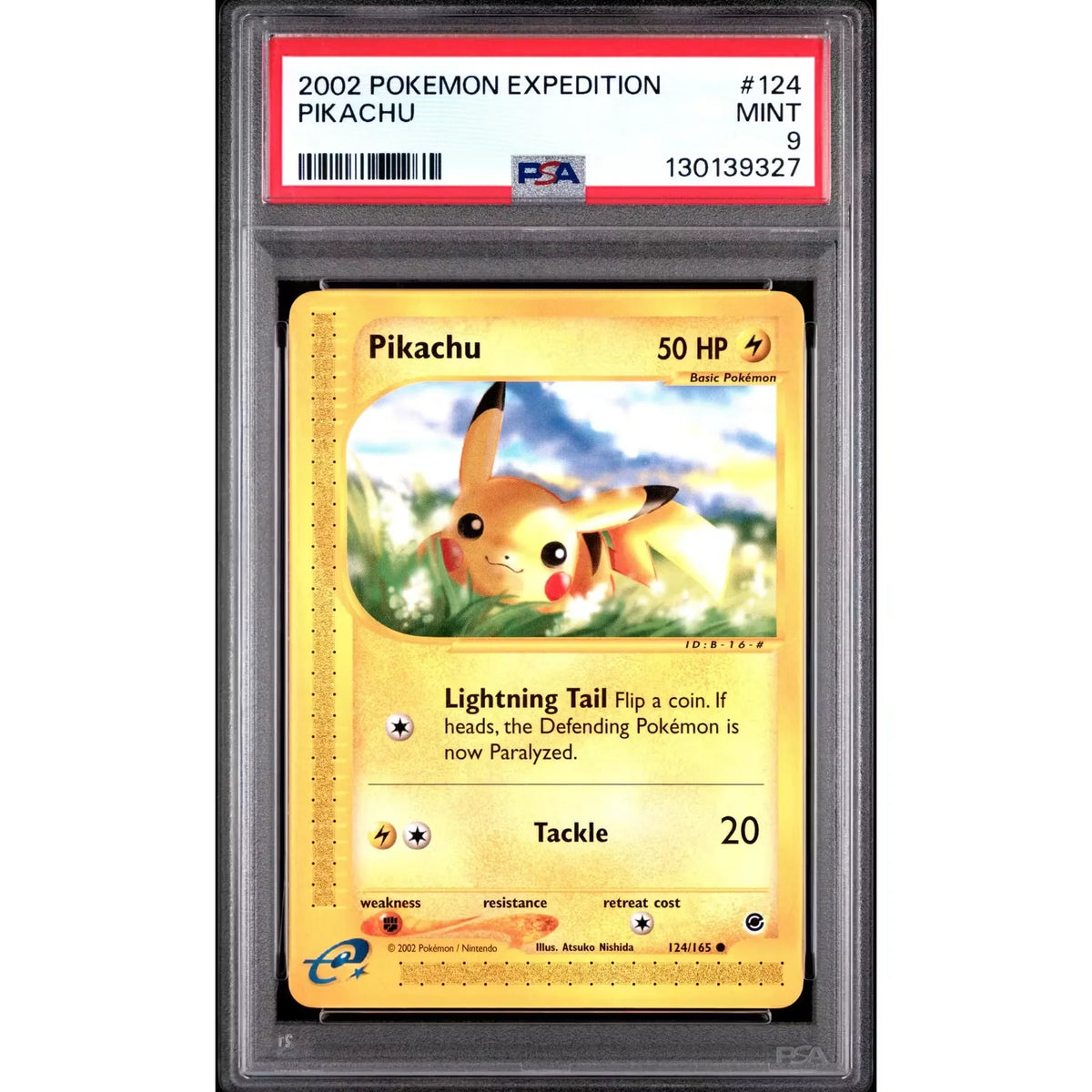 Pokemon Expedition Pikachu 124/165 | PSA 9 Mint | P5179856