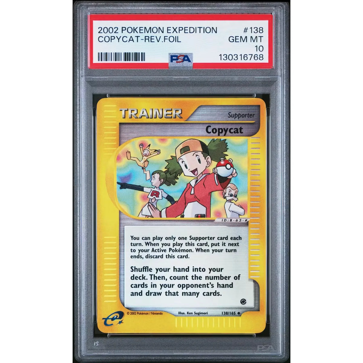 Pokemon Expedition Copycat Reverse Holo 138/165 | PSA 10 Gem Mint | P5179882