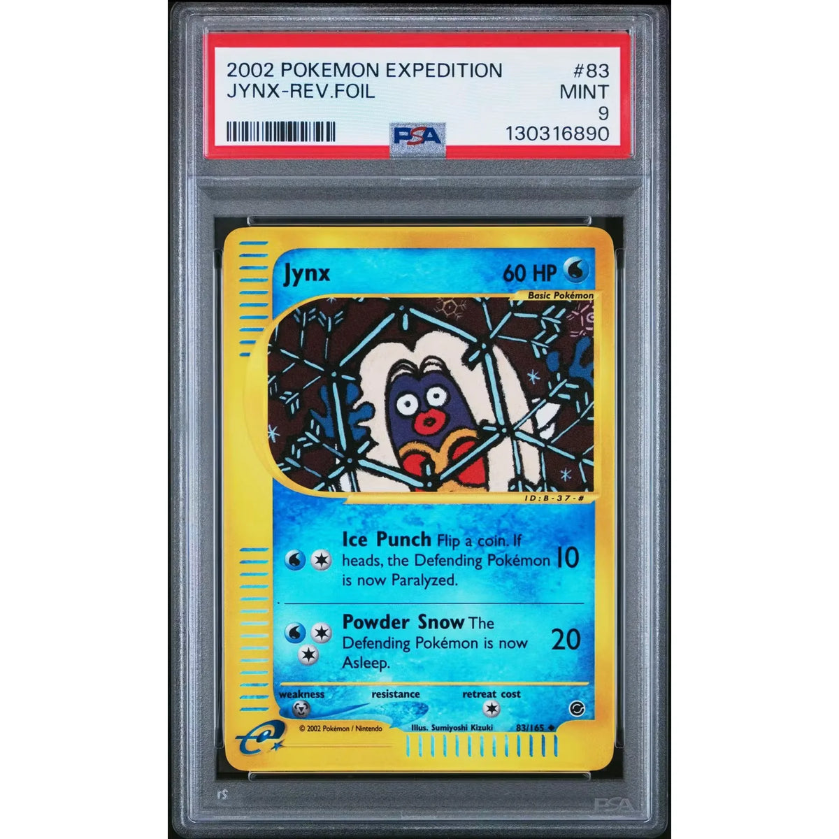 Pokemon Expedition Reverse Holo Jynx 83/165 | PSA 9 | P5179902