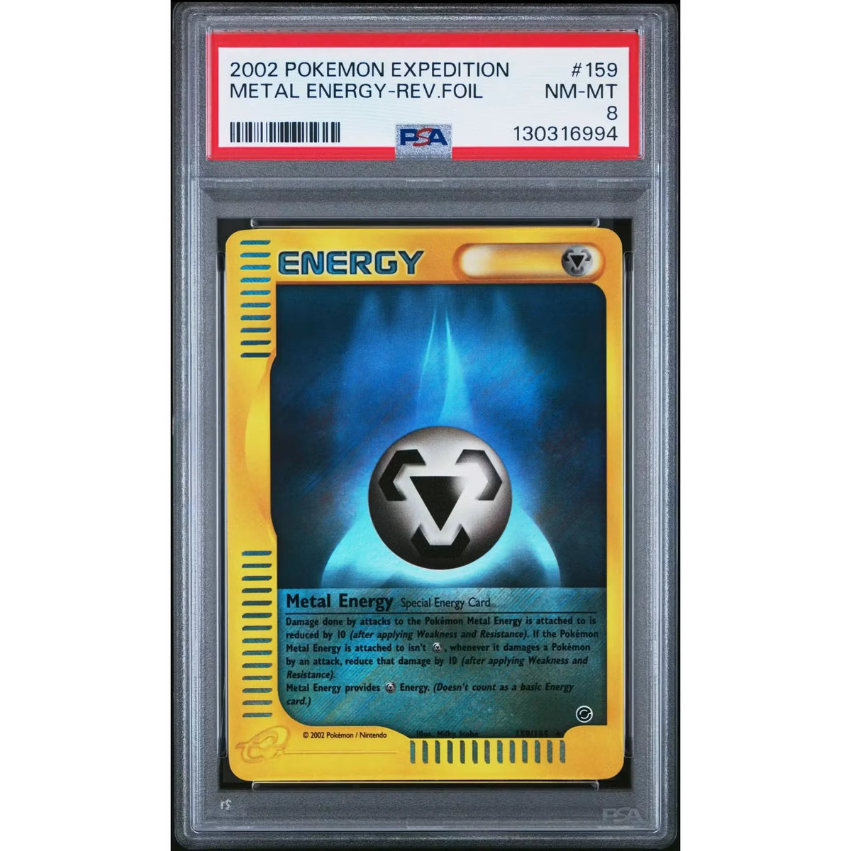 Pokemon Expedition Reverse Holo Metal Energy 159/165 | PSA 8 | P5179908